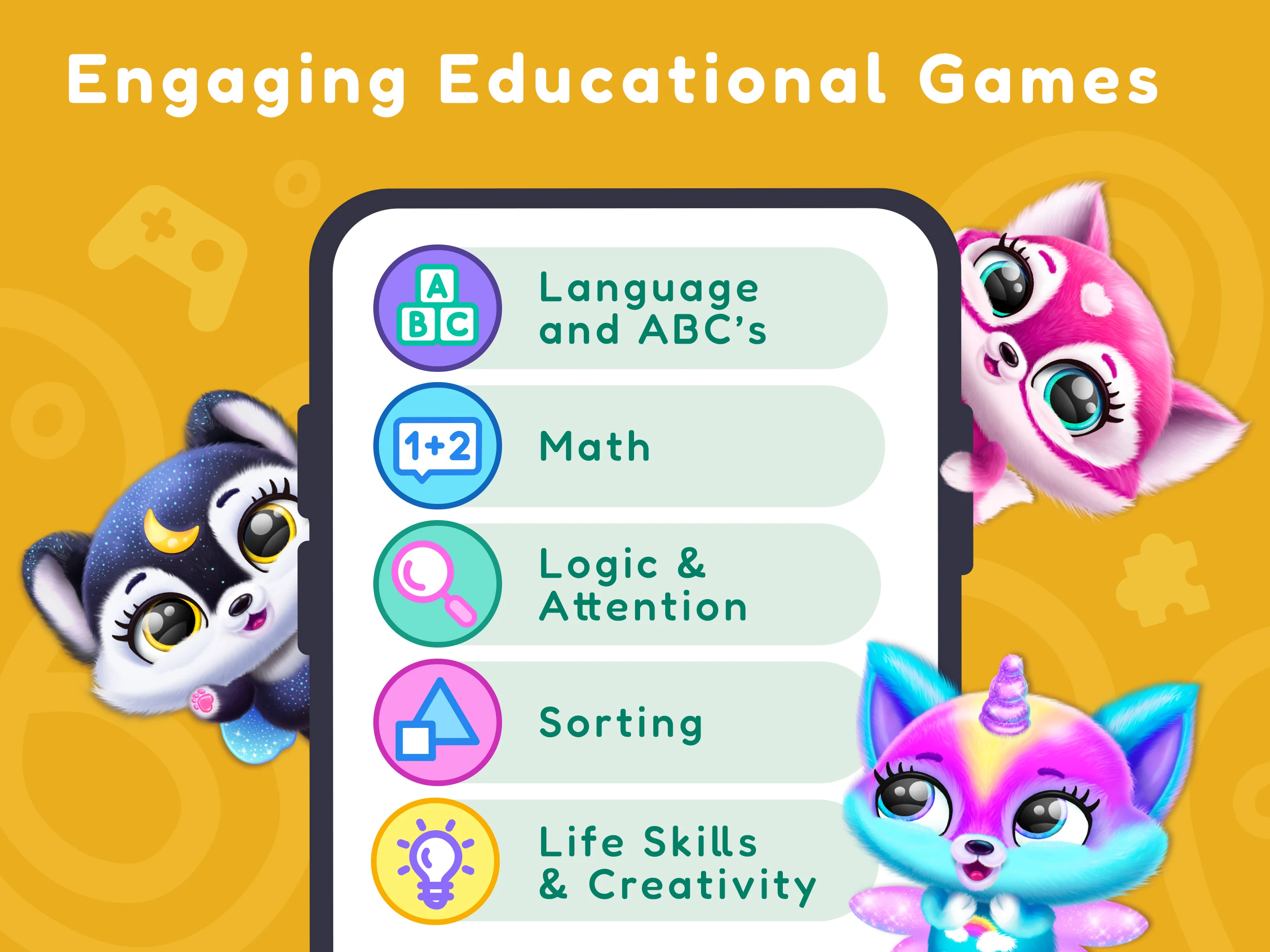 Fluvsies Academy - Kids Games screenshot